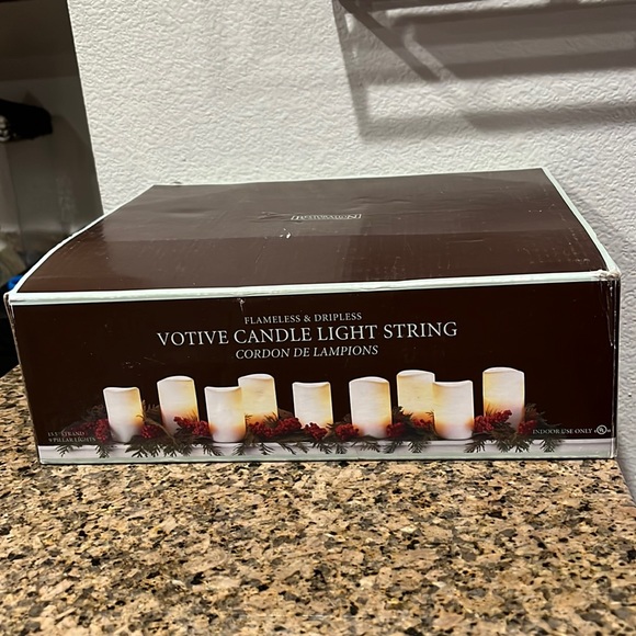 Other Restoration Hardware Votive Candle Light String 9 Pillar Lights